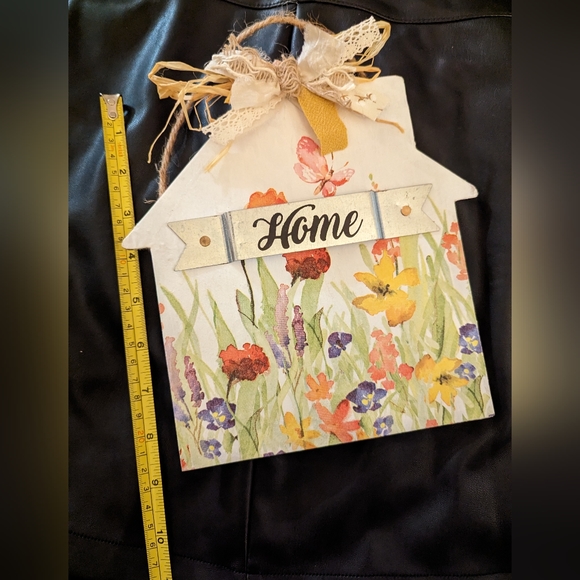 Decoupaged Home sign - Picture 2 of 2